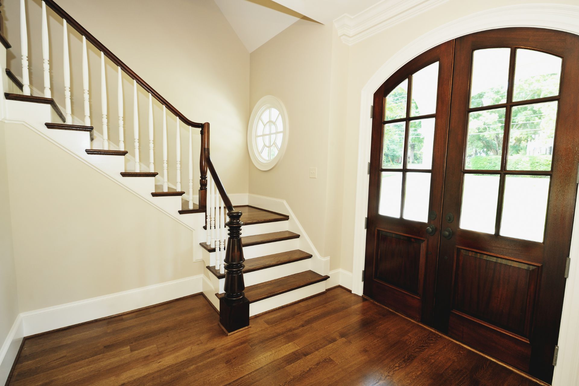 Hardwood Flooring 1 An entryway with hardwood flooring.