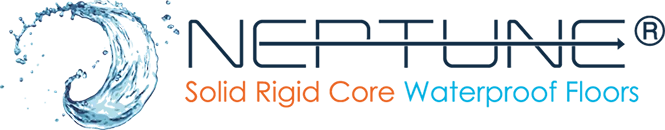 A blue and orange logo with a blue and orange background.