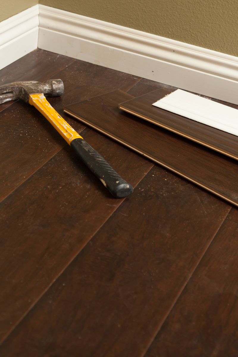 Duluth Flooring Company 9 A hammer used to install flooring by a Duluth Flooring Company.