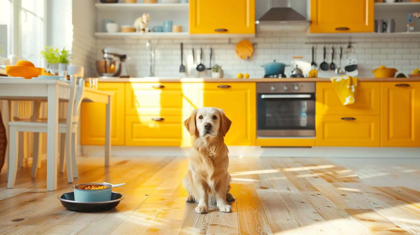 Durable & Pet-Friendly Flooring Options: Best Scratch-Resistant and Waterproof Floors for Pets 1 Bright kitchen with waterproof vinyl flooring and a pet-friendly design